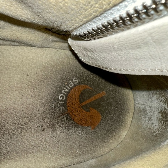 SPINGLE MOVE - White Leather Hi-Tops - Made in Japan - Size 28cm - Picture 8 of 9